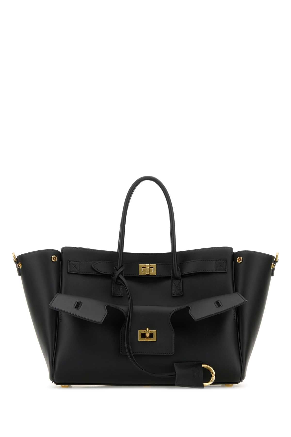 BLACK LEATHER SMALL CARRY ALL BEL AIR SHOPPING BAG Balenciaga BLACK TU