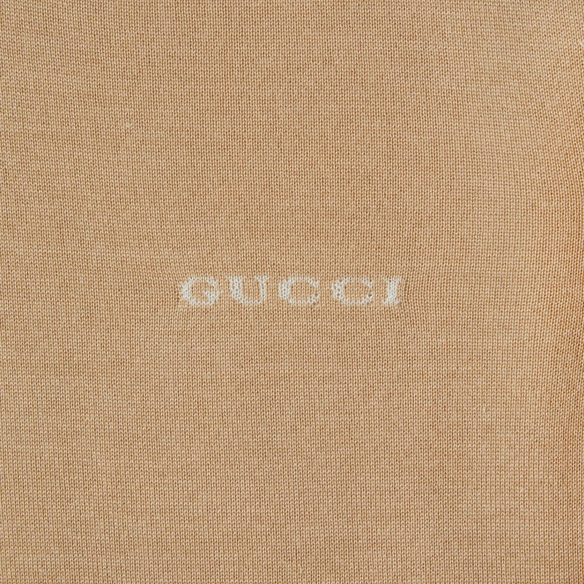 BEIGE CASHMERE BLEND SWEATER Gucci
