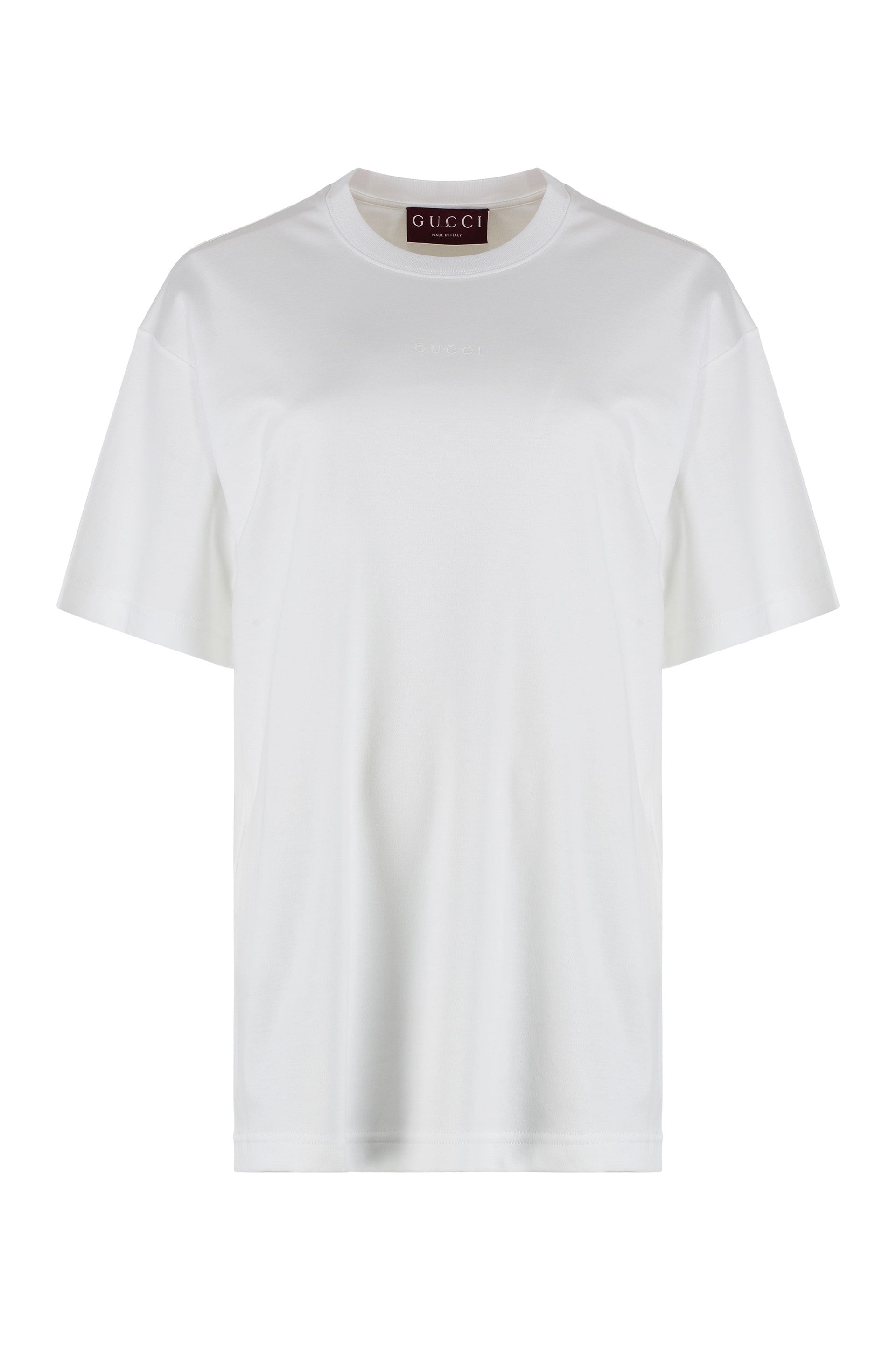 COTTON CREW-NECK T-SHIRT Gucci White XS