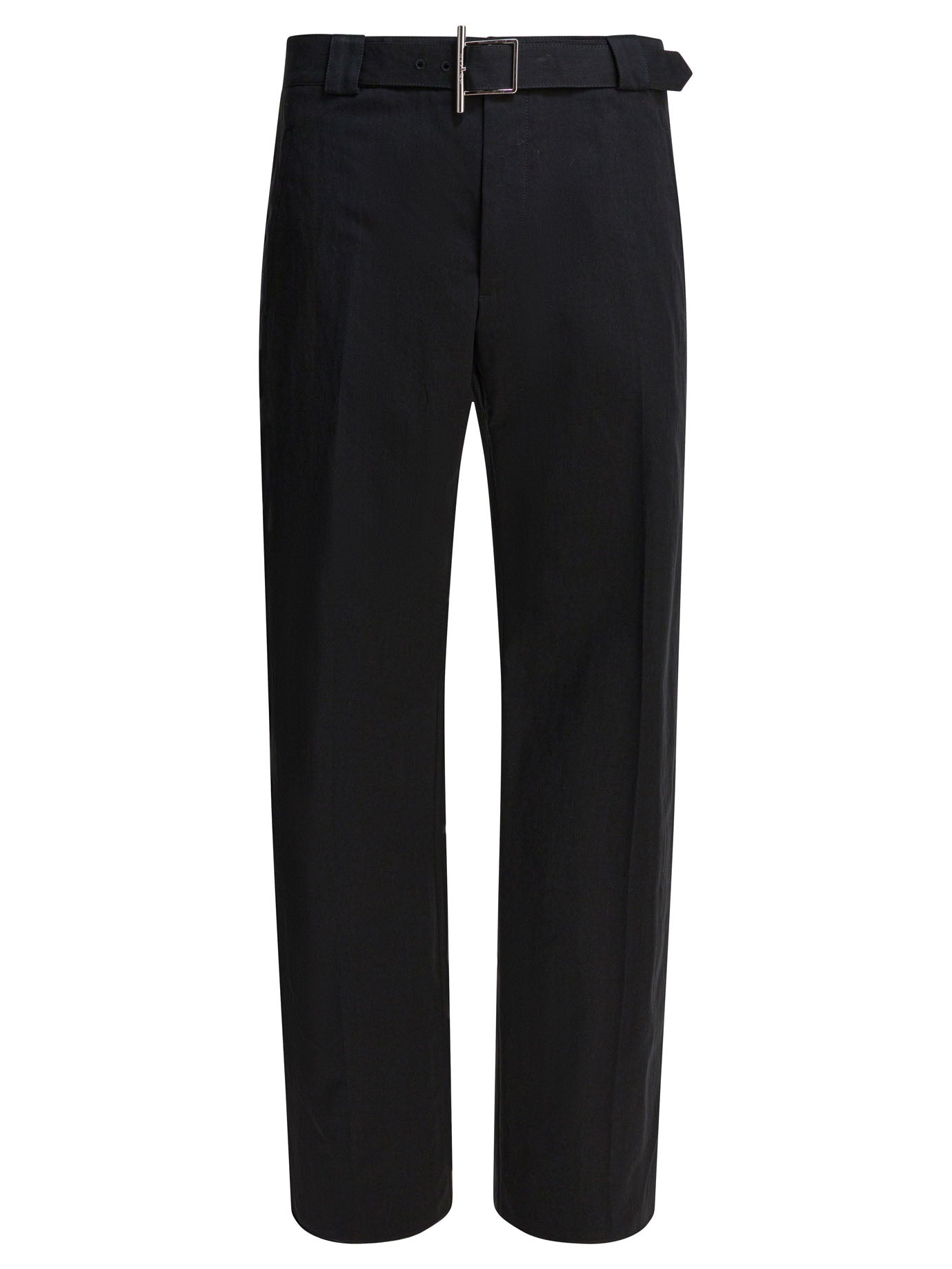 BLACK POLYAMIDE TROUSERS Alexander McQueen BLACK 48
