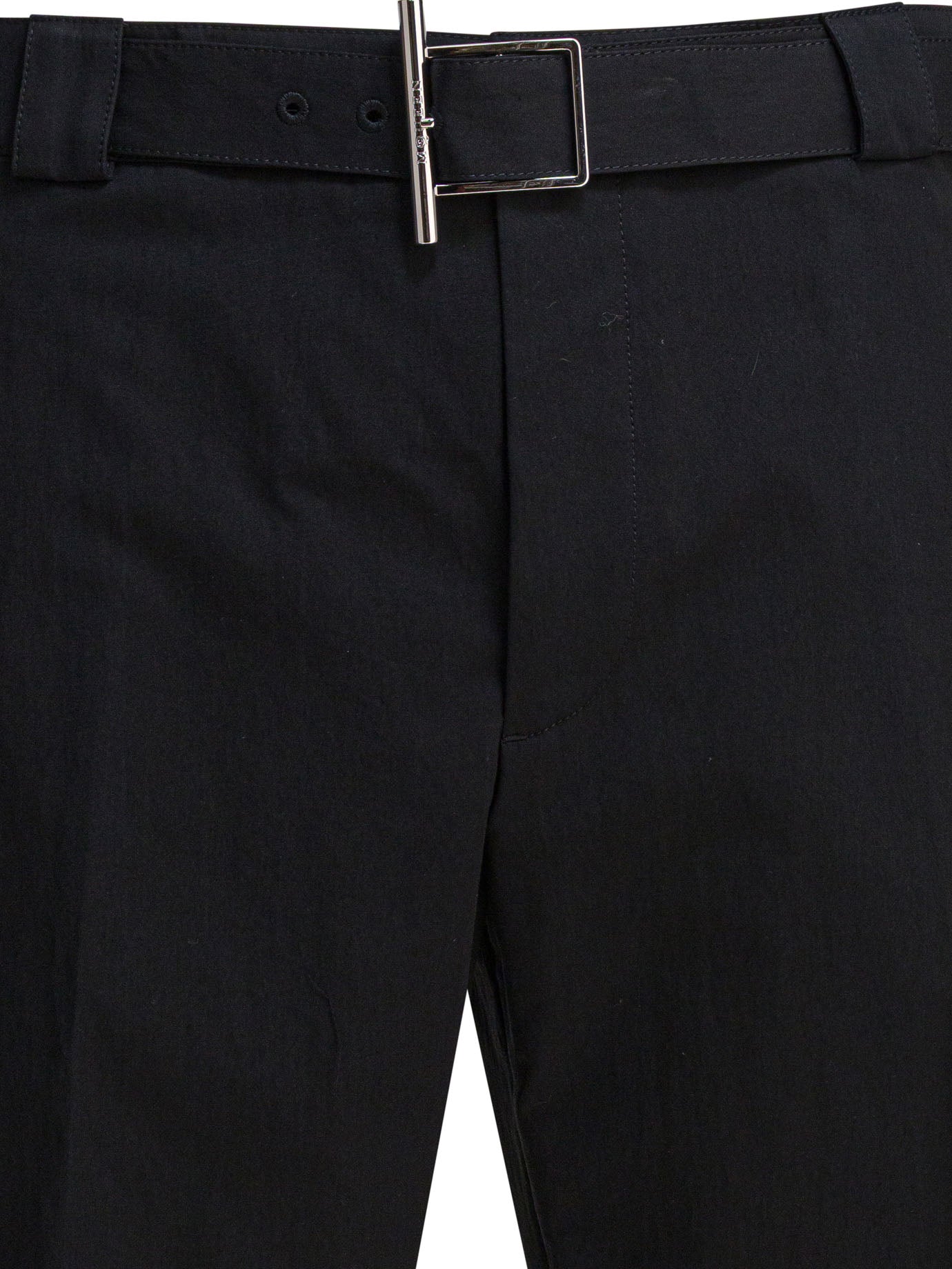 BLACK POLYAMIDE TROUSERS Alexander McQueen
