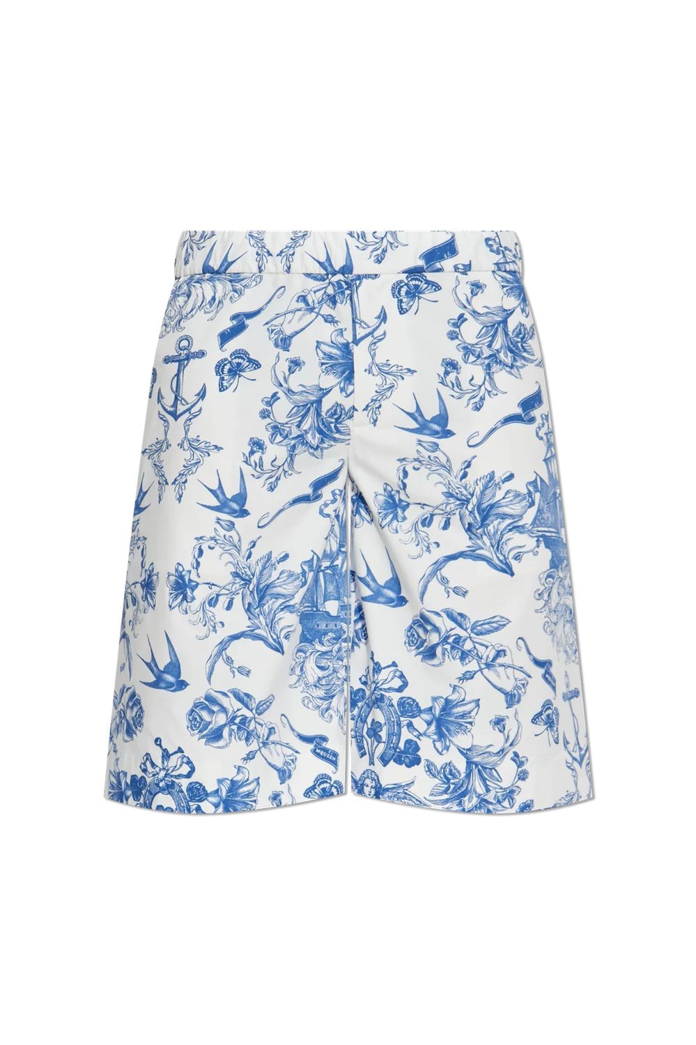 PYJAMA SHORT Alexander McQueen IVORY-NAVY 48