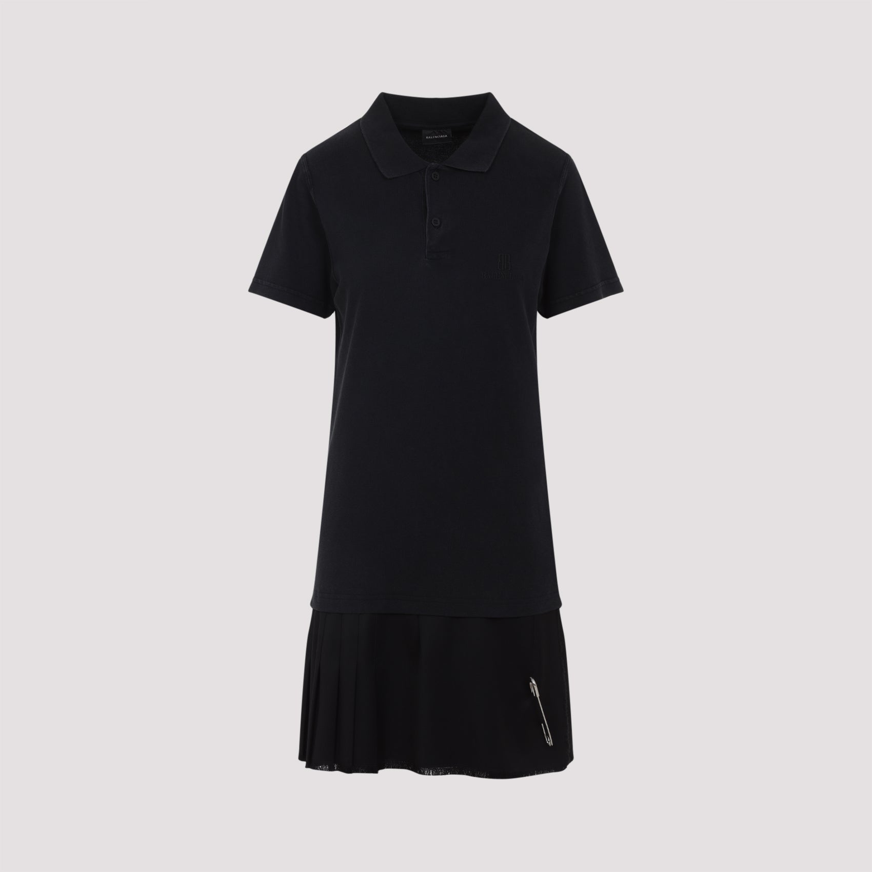 LAYERED POLO MINI DRESS Balenciaga