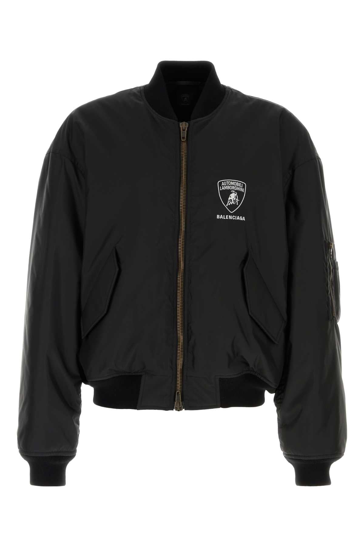 BLACK NYLON BALENCIAGA X AUTOMOBILI LAMBORGHINI BOMBER JACKET Balenciaga BLACK 50