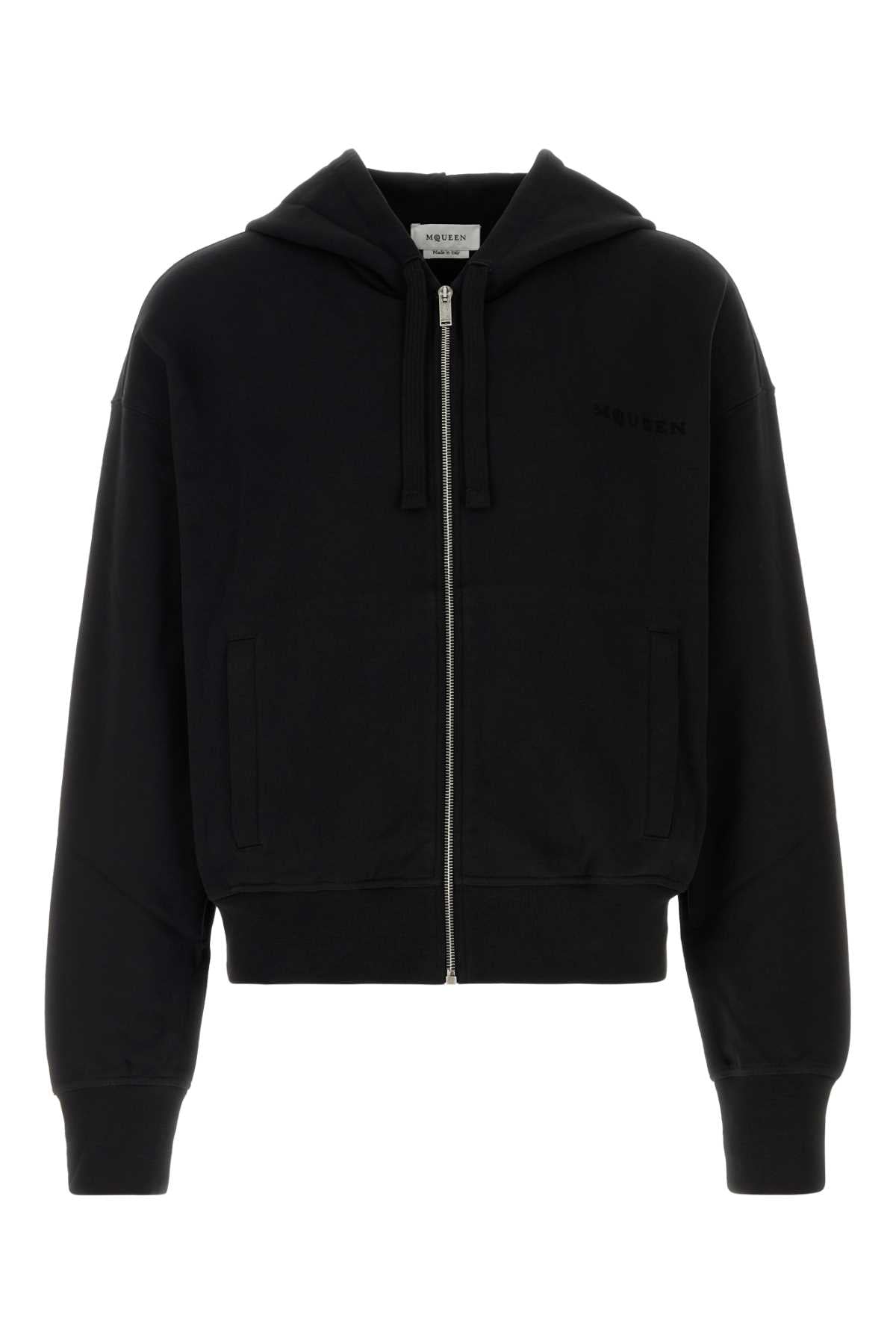 BLACK COTTON SWEATSHIRT Alexander McQueen BLACK S