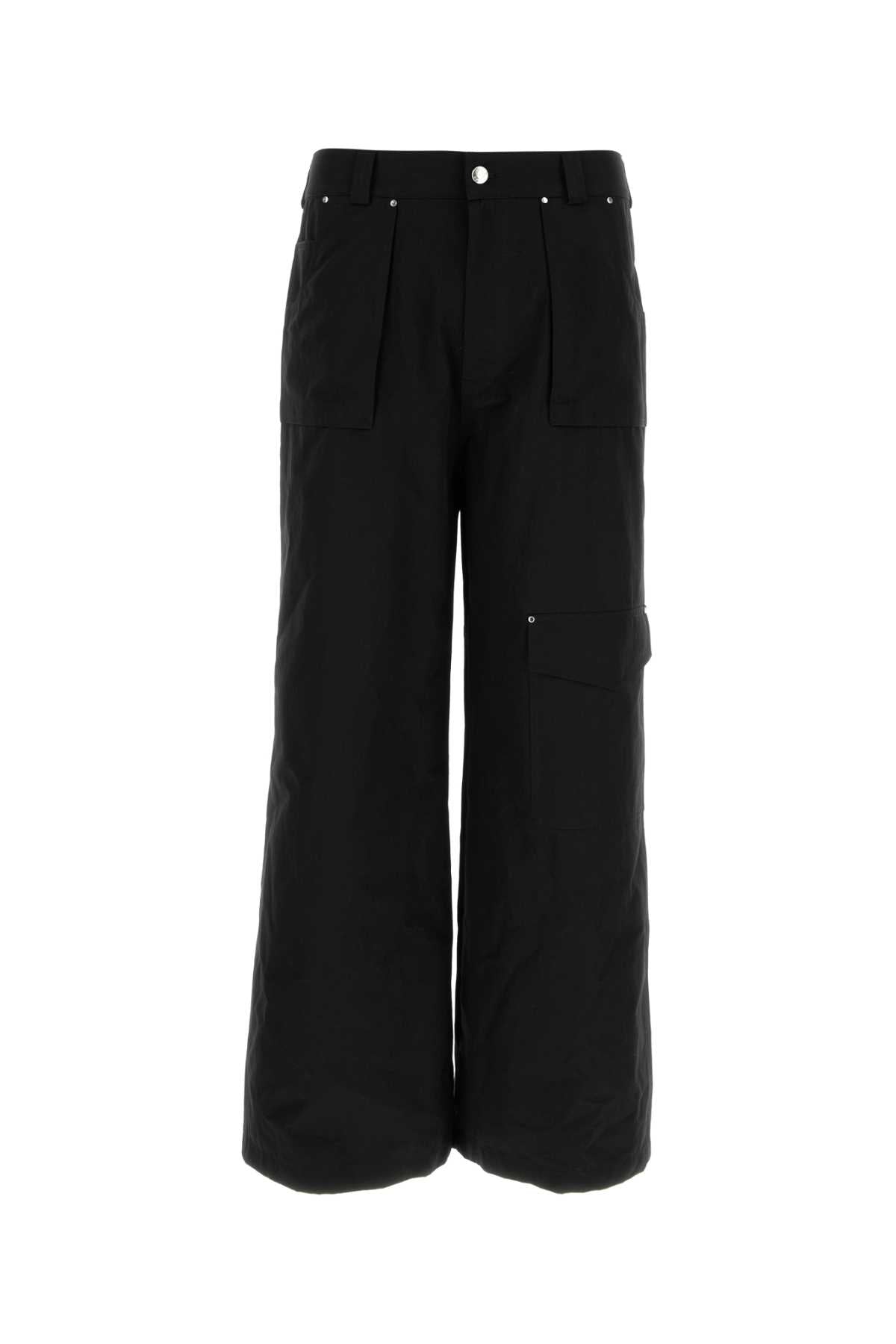BLACK COTTON CARGO PANT Alexander McQueen BLACK 48