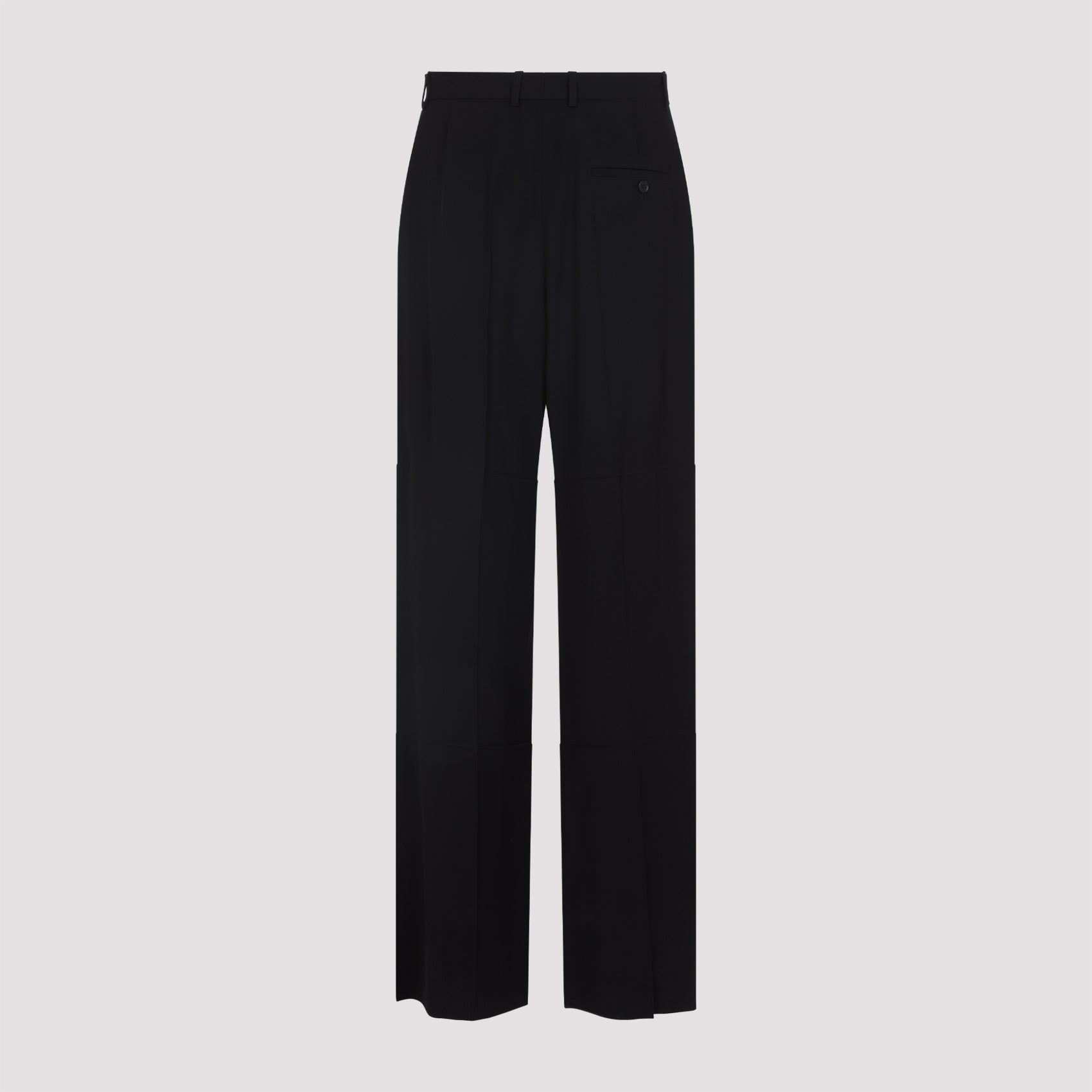 BLACK TWILL WIDE-LEG PANT Balenciaga