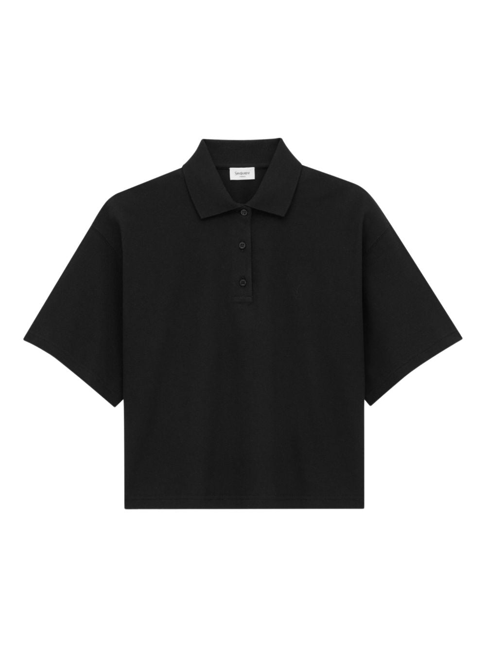 POLO OVERSIZED Saint Laurent BLACK XS
