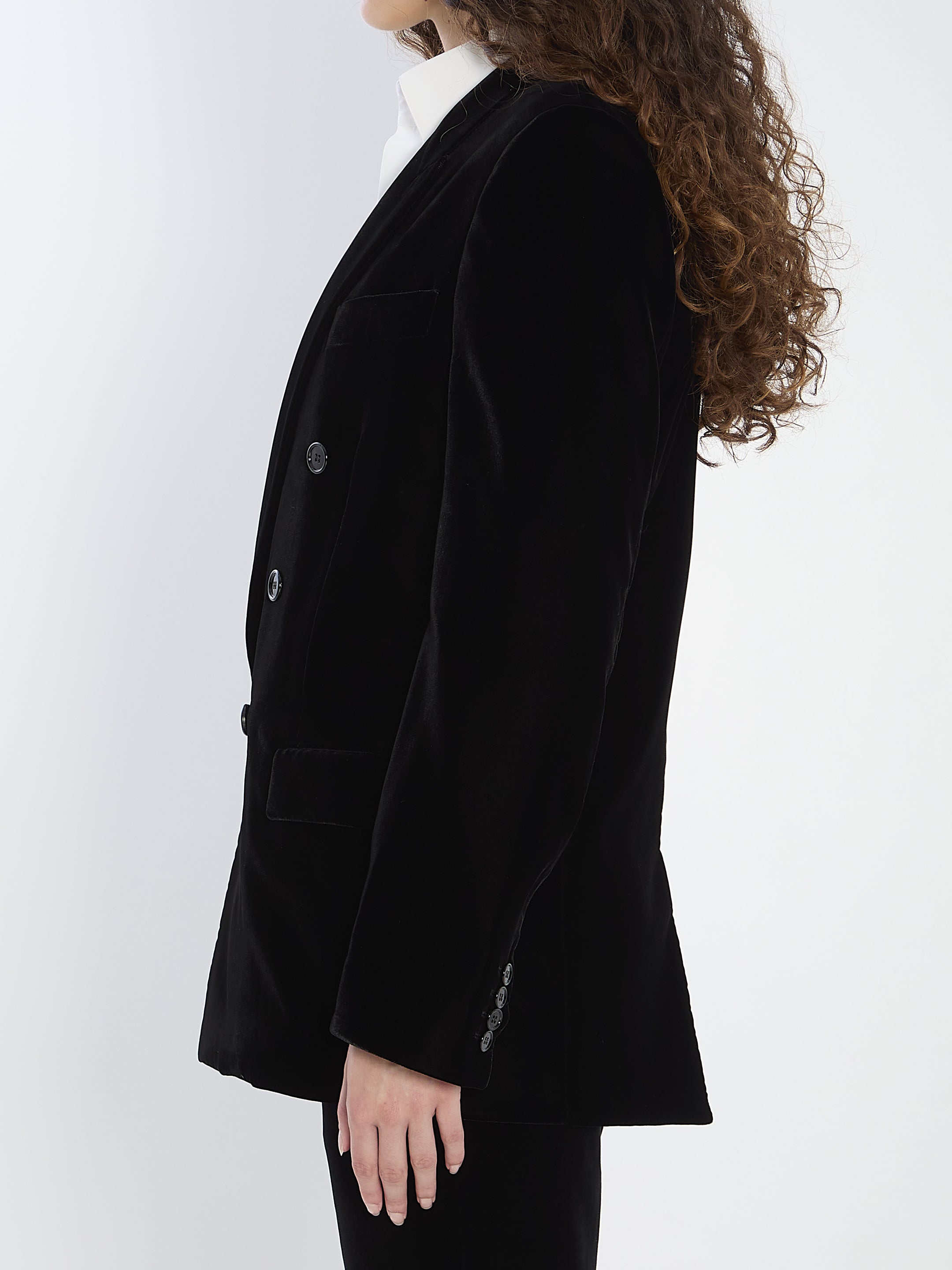 CASSANDRE JACKET IN VELVET Saint Laurent