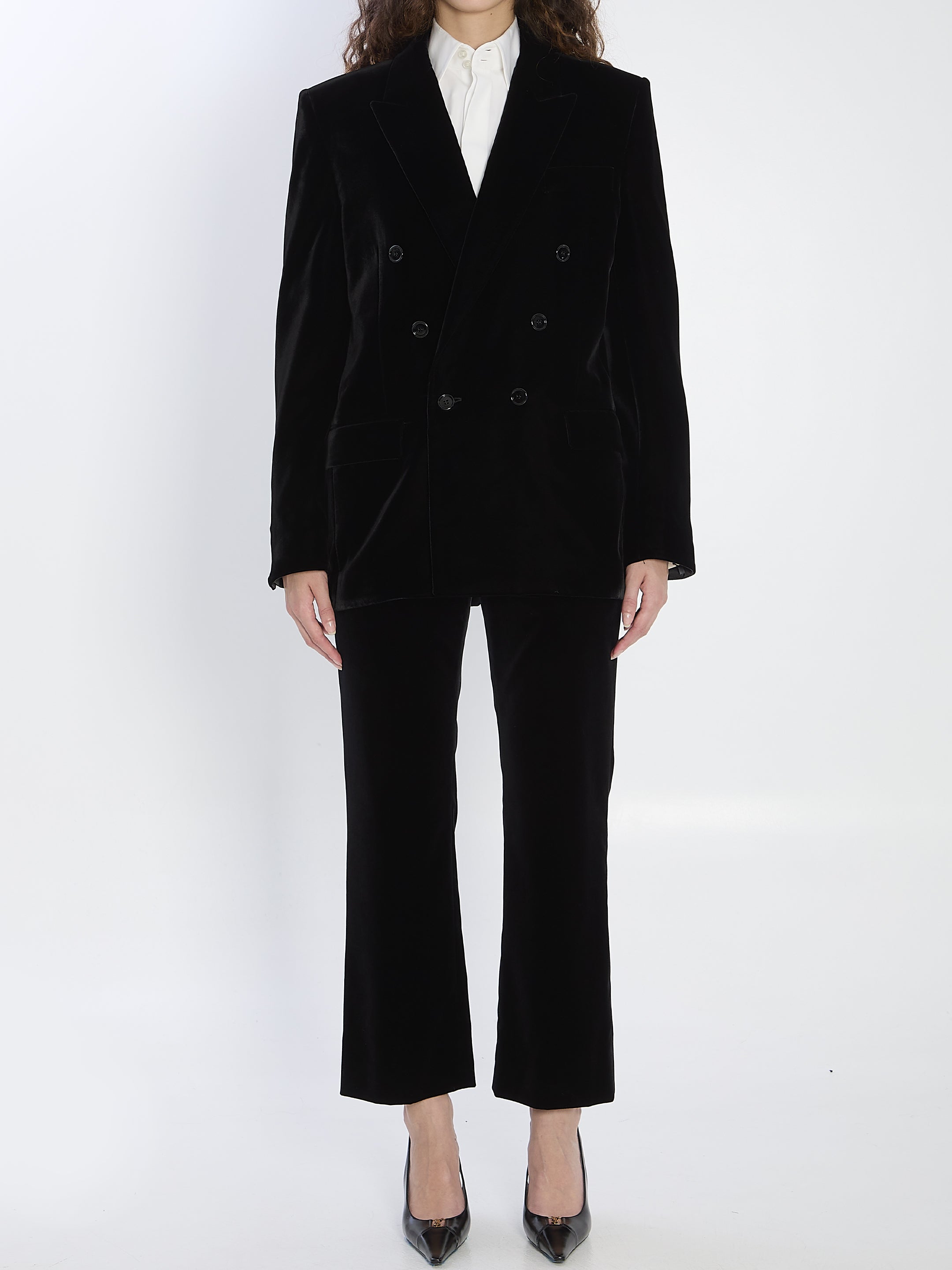 CASSANDRE JACKET IN VELVET Saint Laurent