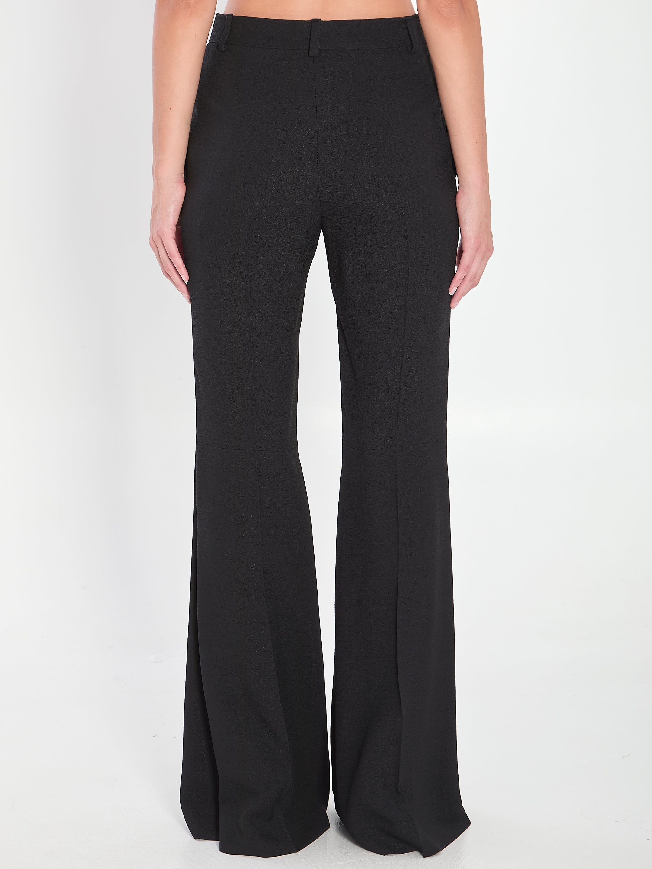 BLACK VISCOSE PALAZZO PANT Balenciaga