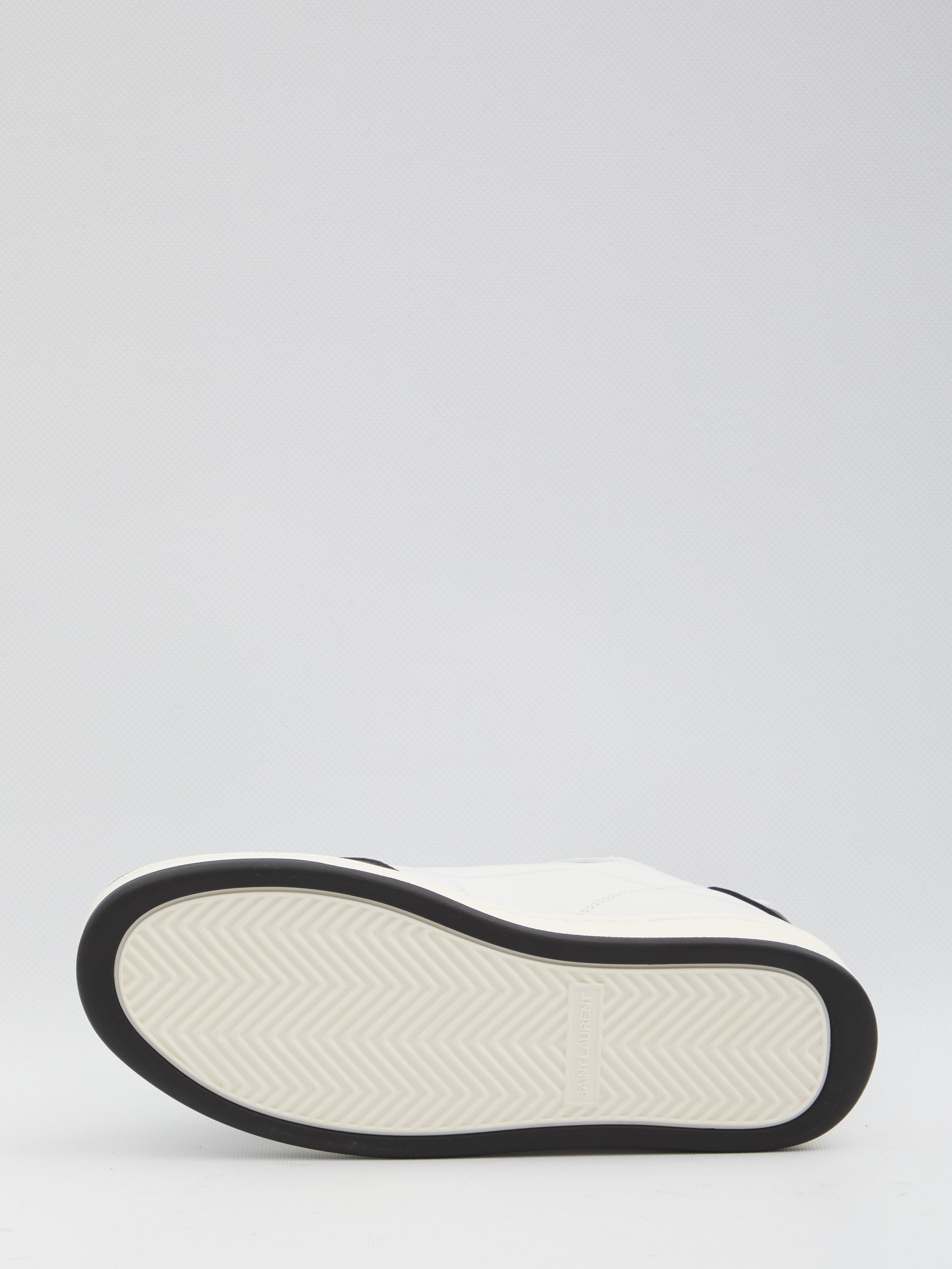 LEATHER PANELLED SNEAKERS SL61 Saint Laurent