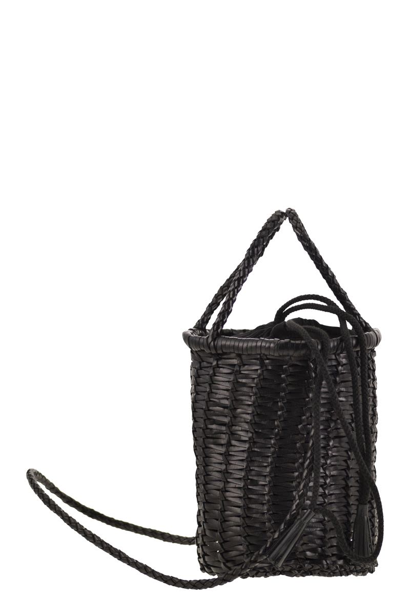 LINA MINI - WOVEN LEATHER BAG Dragon