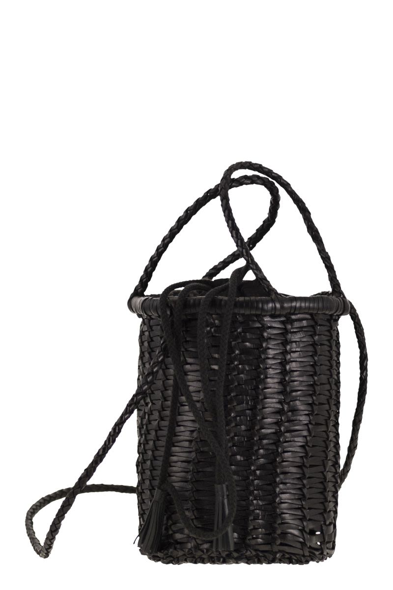 LINA MINI - WOVEN LEATHER BAG Dragon