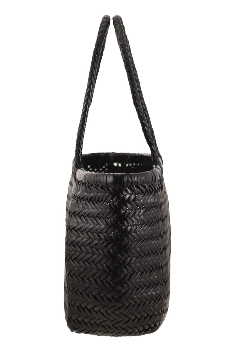 BAMBOO TRIPLE JUMP BIG - WOVEN LEATHER BAG Dragon