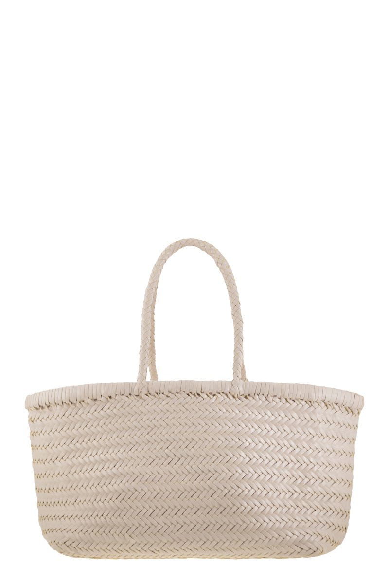 BAMBOO TRIPLE JUMP BIG - WOVEN LEATHER BAG Dragon