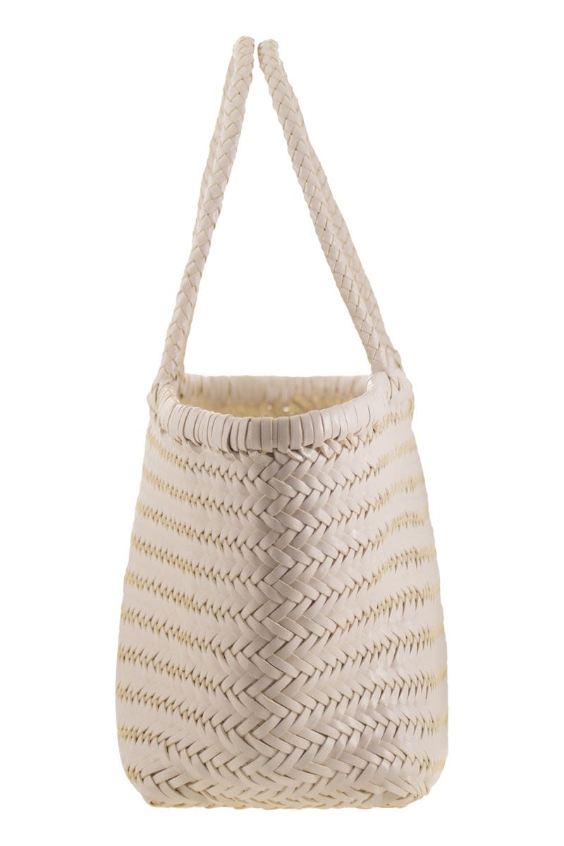 BAMBOO TRIPLE JUMP BIG - WOVEN LEATHER BAG Dragon