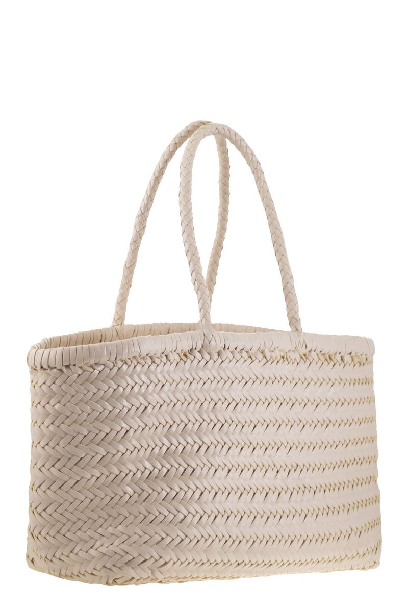 BAMBOO TRIPLE JUMP BIG - WOVEN LEATHER BAG Dragon
