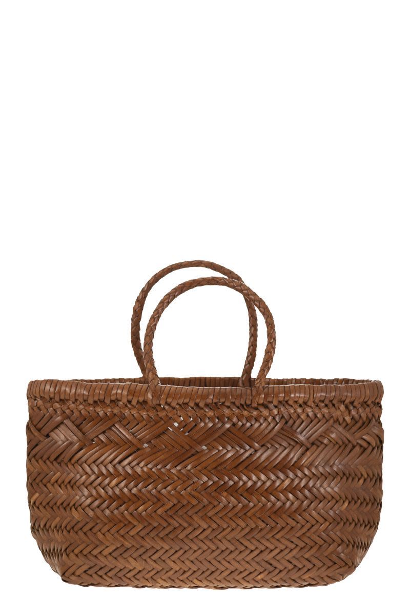 TRIPLE JUMP SMALL - WOVEN LEATHER BAG Dragon LEATHER ONE SIZE