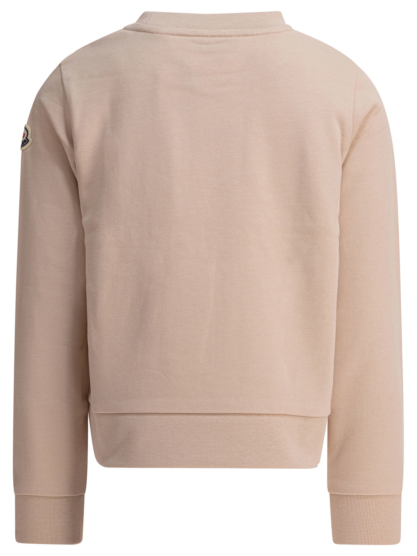 PINK COTTON SWEATSHIRT MONCLER KIDS