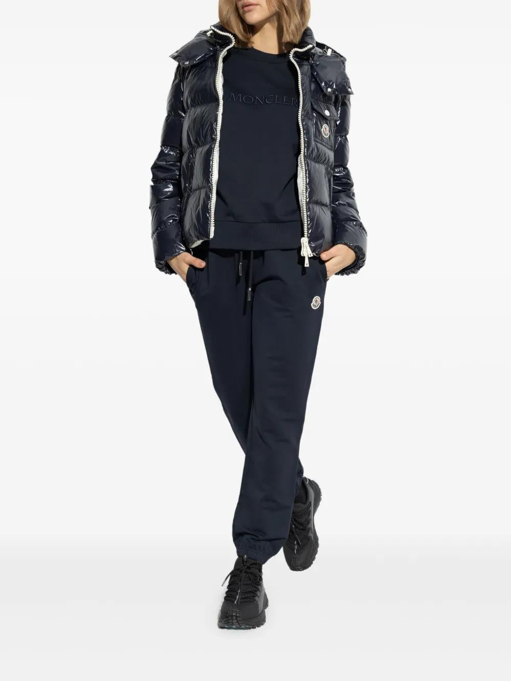 SWEATSHIRT WITH LOGO PATCH Moncler