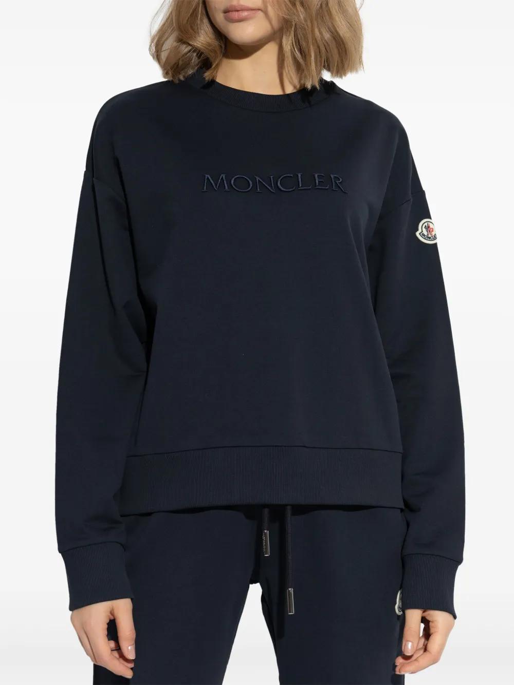 SWEATSHIRT WITH LOGO PATCH Moncler