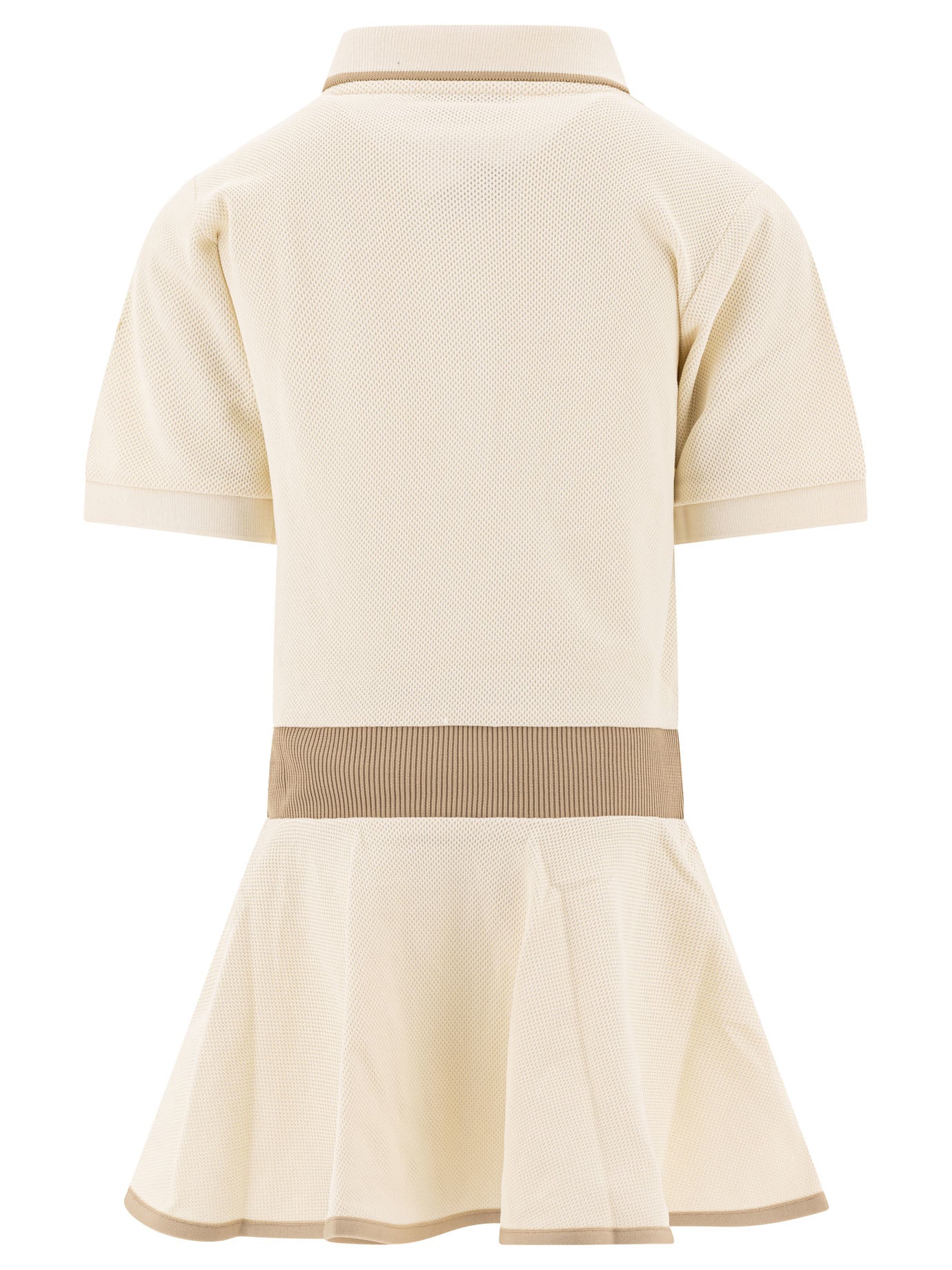 PIQUÉ POLO DRESS MONCLER KIDS