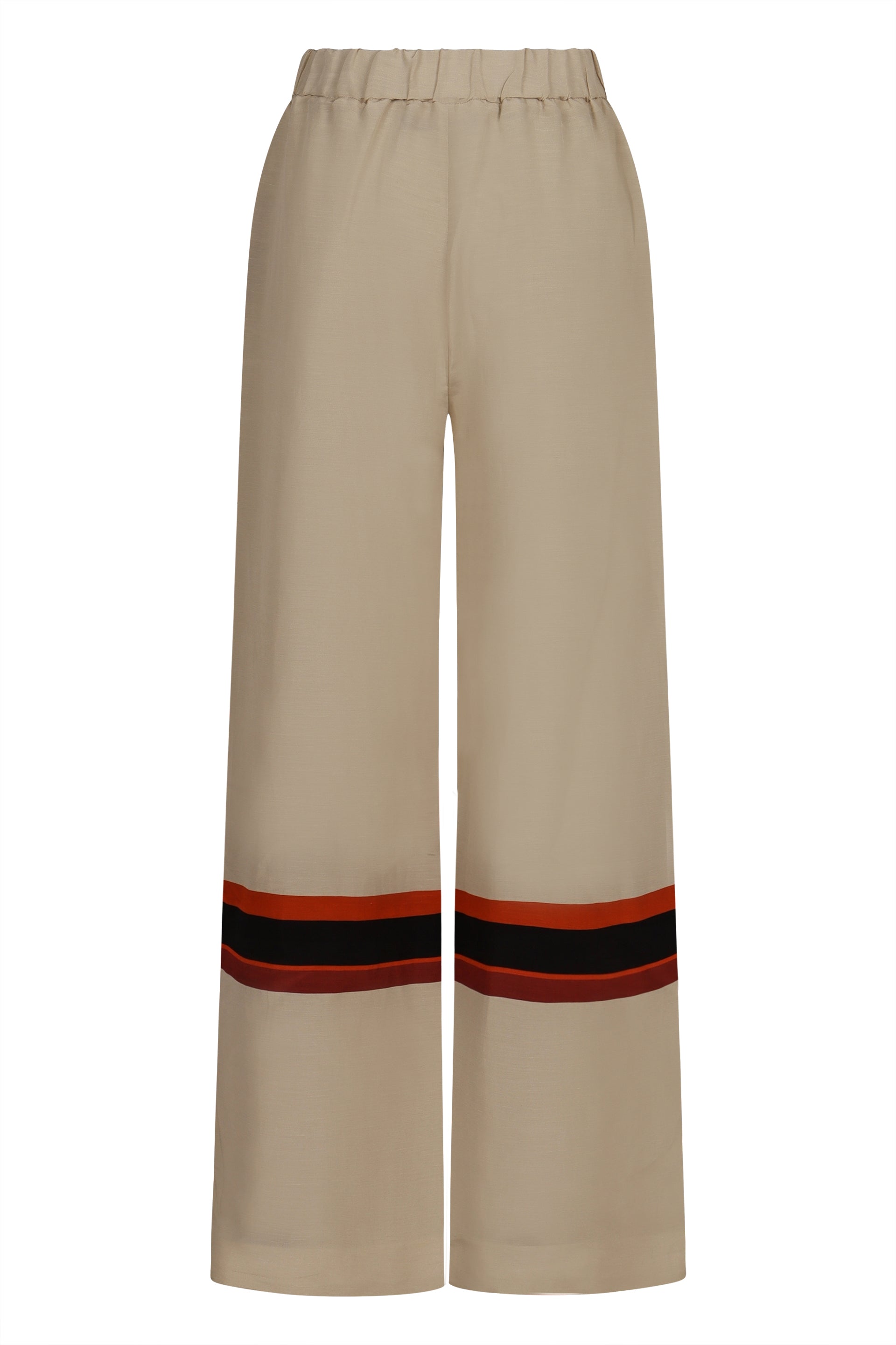 LINEN AND SILK TROUSERS RAQUEL DINIZ