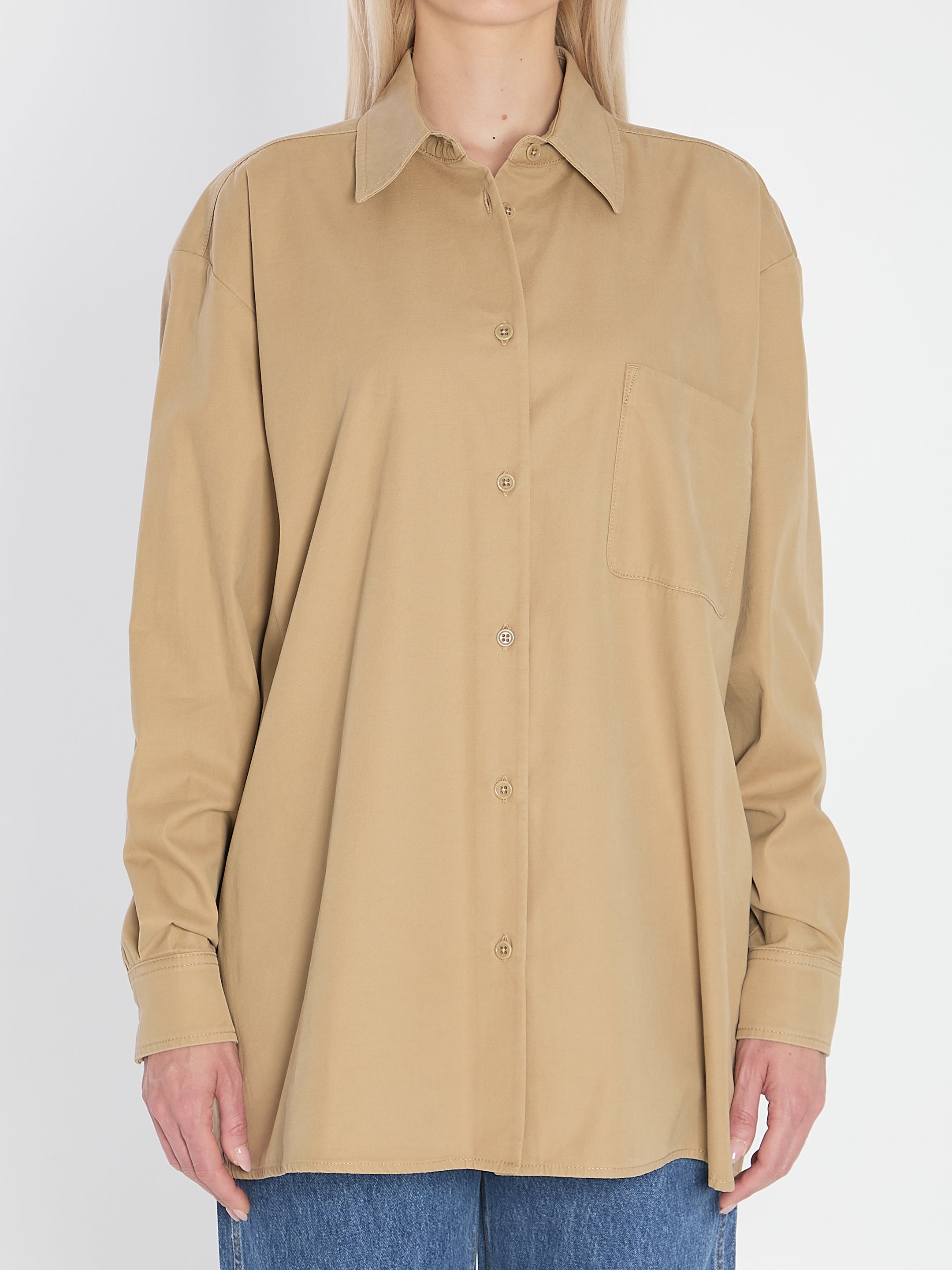 TANSY SHIRT The Row BEIGE 02