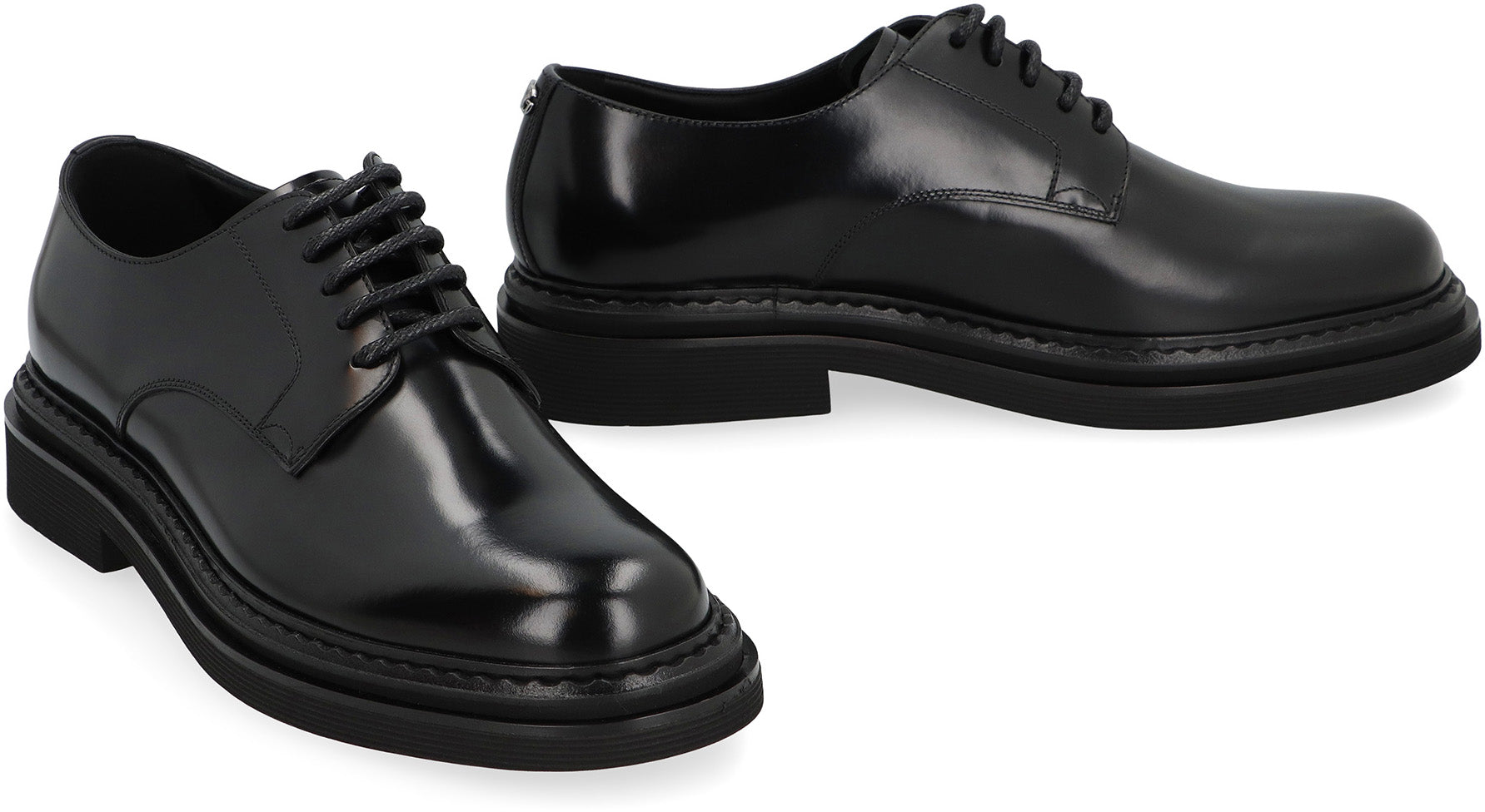 LEATHER LACE-UP DERBY SHOES Dolce & Gabbana