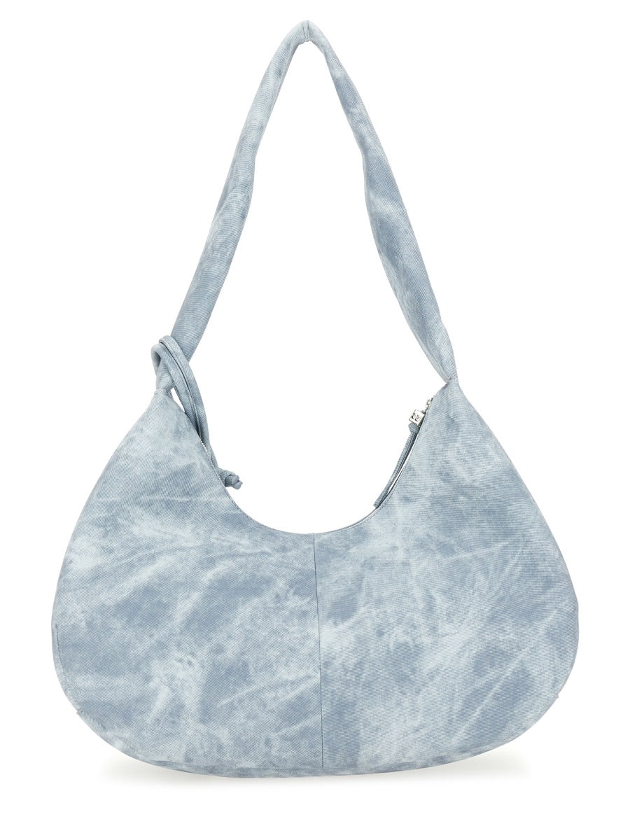 BABY BLUE RECYCLED SHOULDER BAGS Ganni