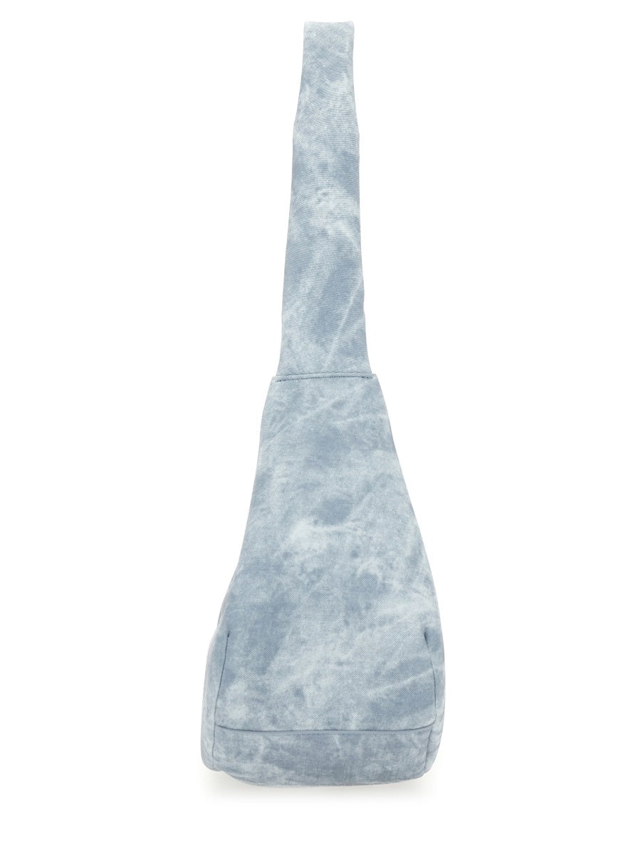 BABY BLUE RECYCLED SHOULDER BAGS Ganni