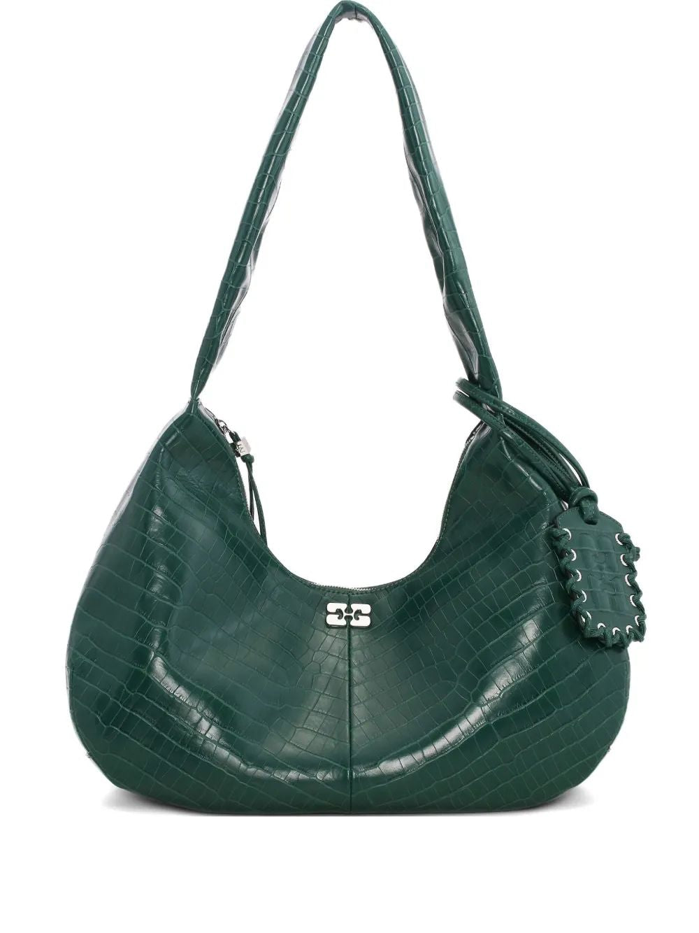 BOU BAG CROCO Ganni 774PINENEEDLE S