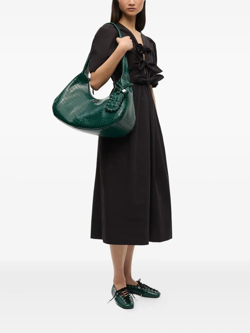 BOU BAG CROCO Ganni