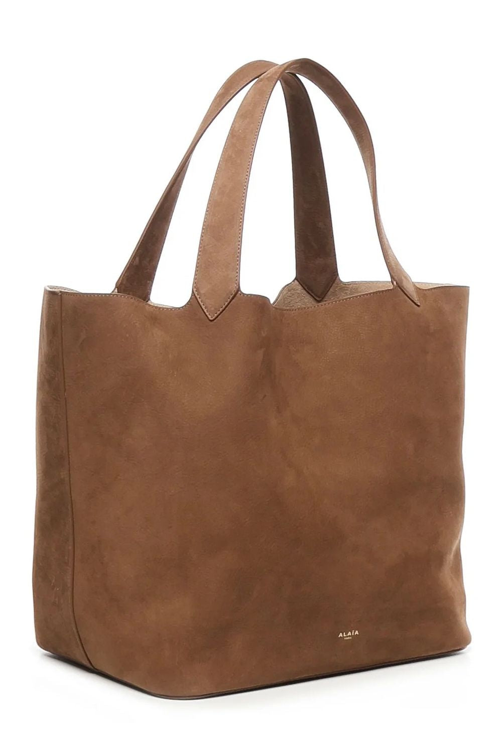 LE CABAS BROWN NUBUCK TOTE BAG Alaia
