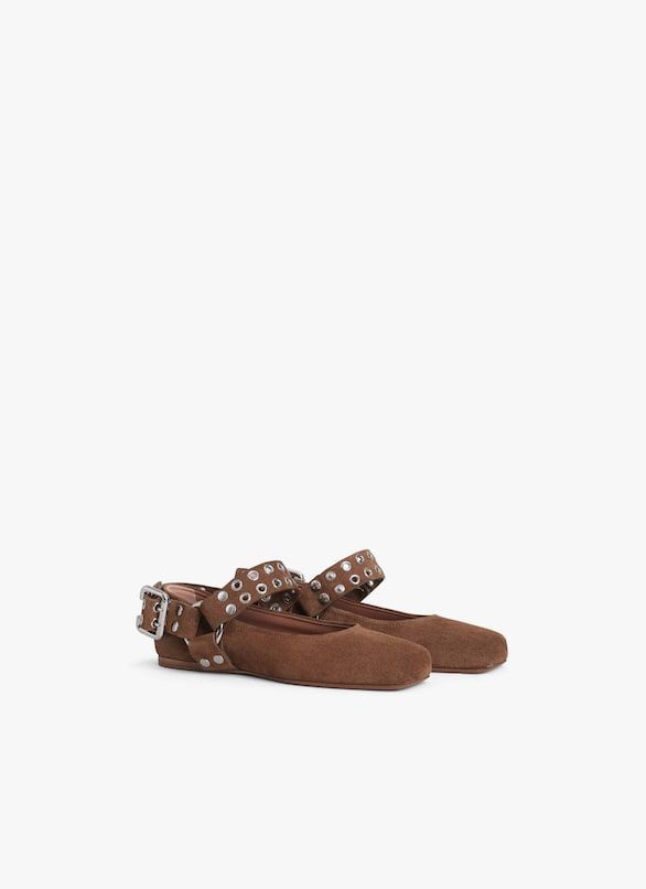 SUEDE BALLET FLATS Alaia