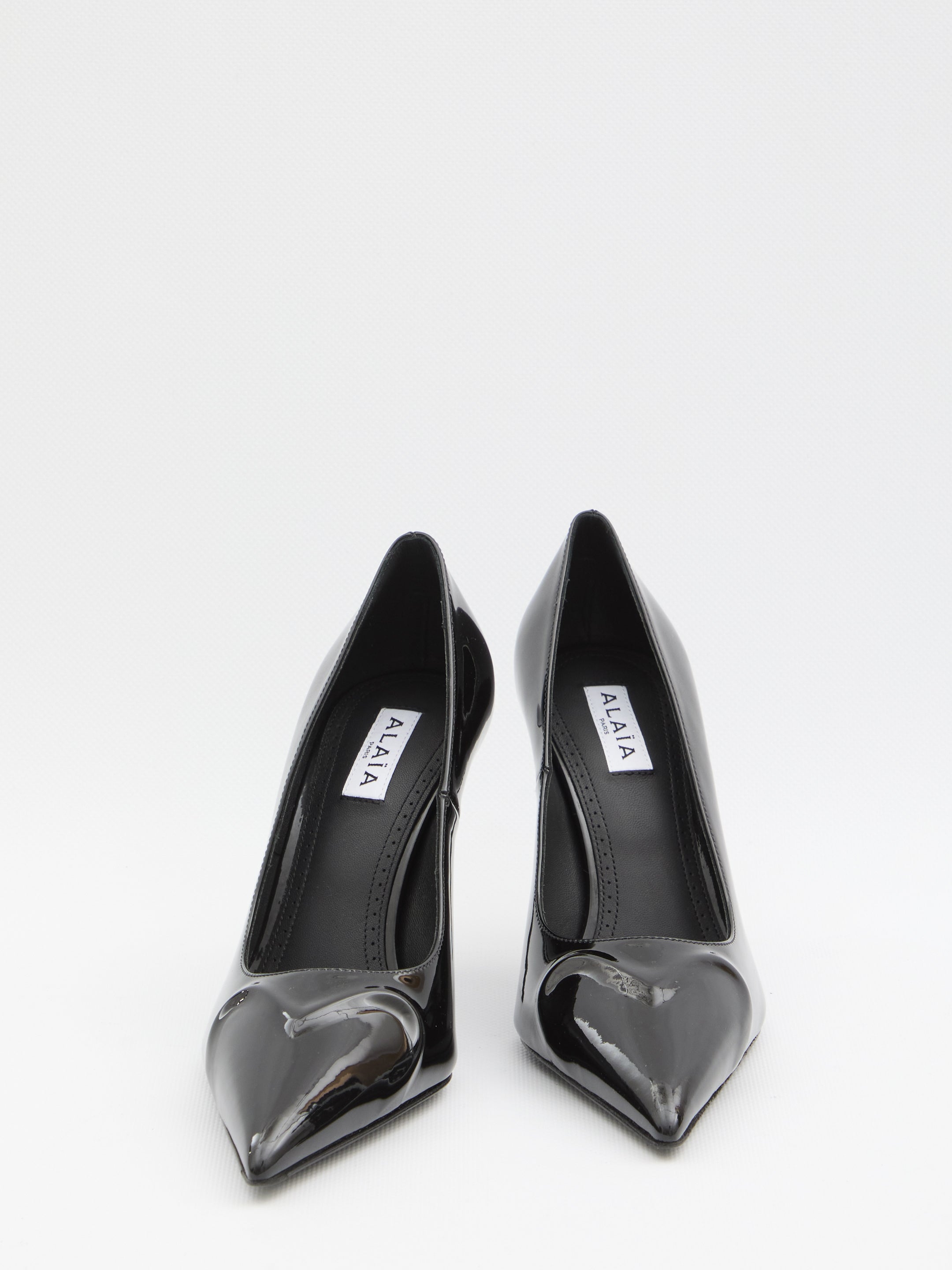 100MM LEATHER HEELED PUMPS Alaia