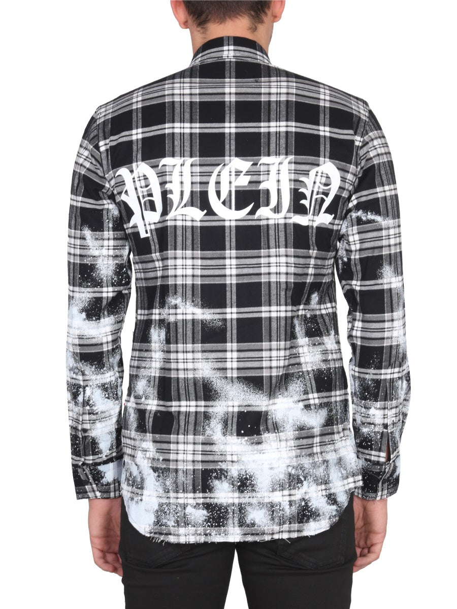 TARTAN PATTERN SHIRT Philipp Plein