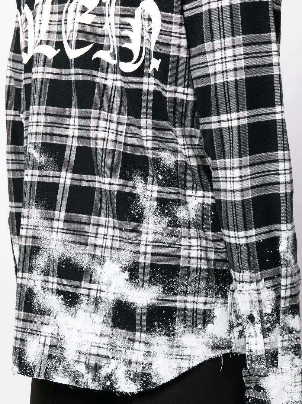 TARTAN PATTERN SHIRT Philipp Plein