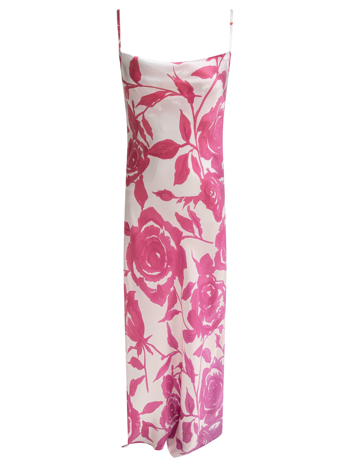 PINK SILK DRESS SLEEP NO MORE PINK S