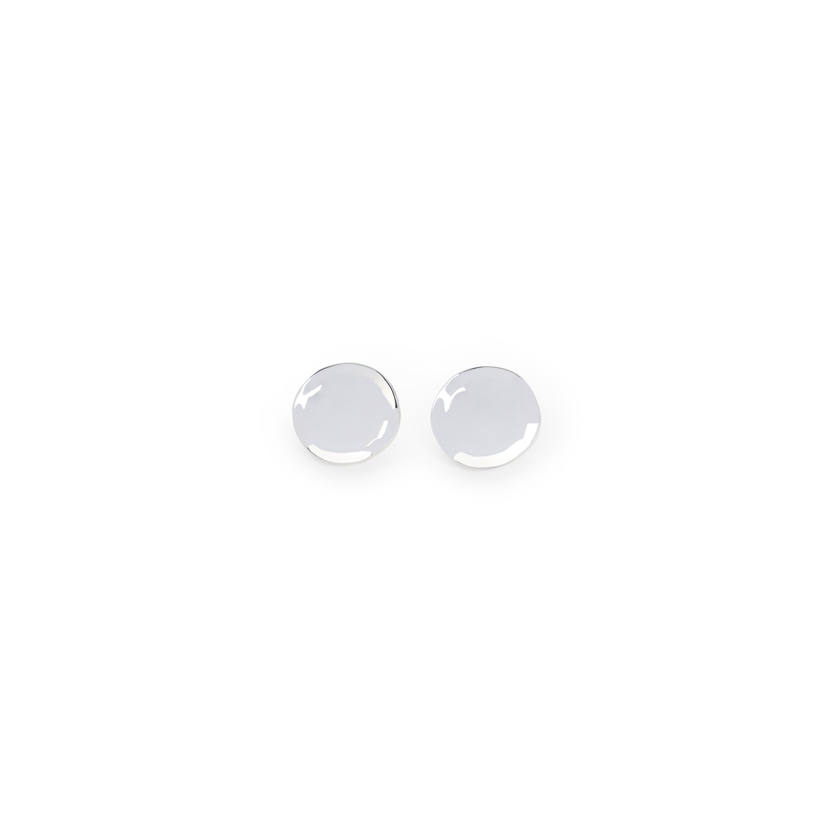 MEDALLION DISH EARRINGS PHOEBE PHILO METALLIC UNICA