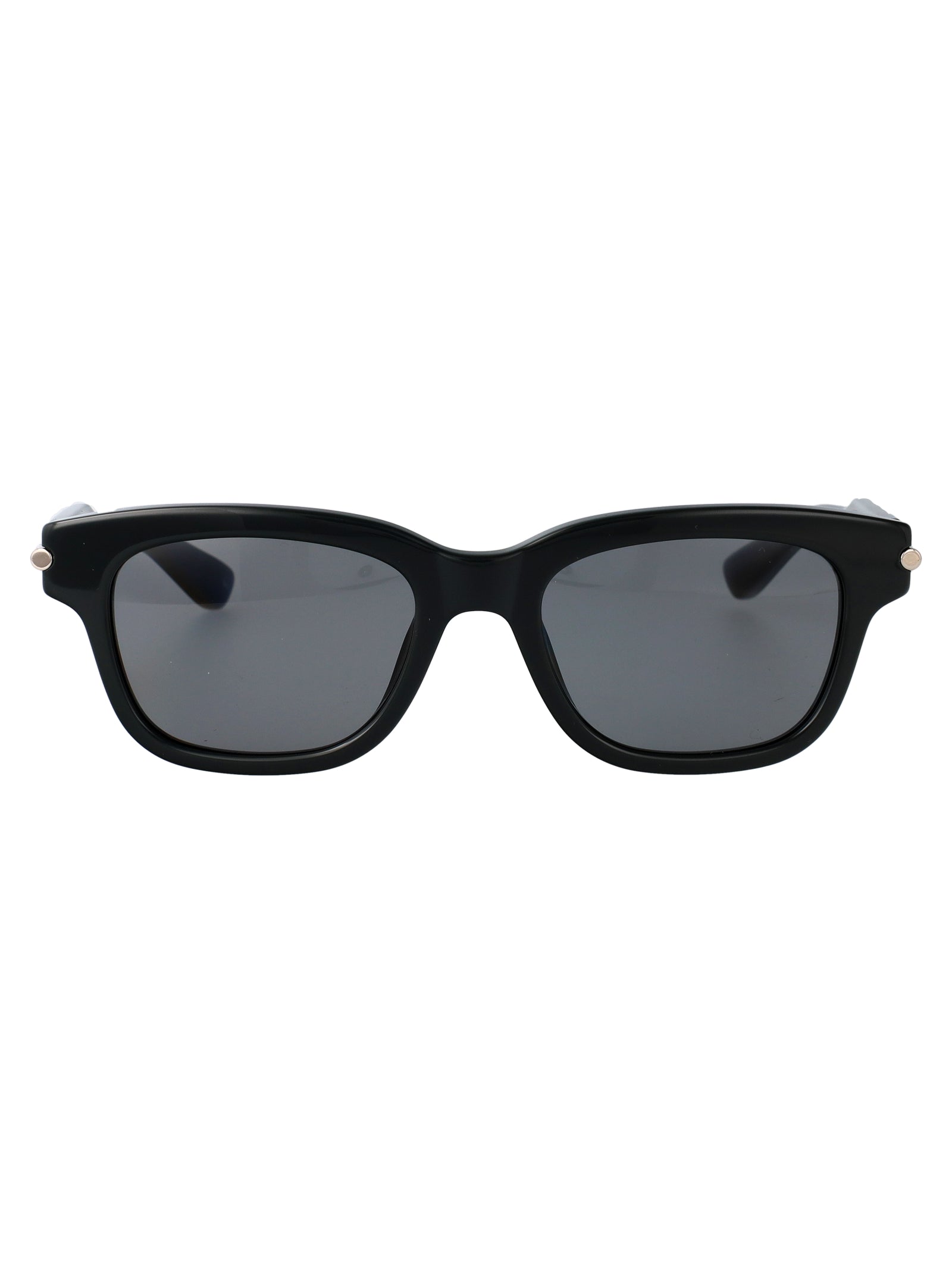 GREEN-GREEN-GREY RECYCLED ACETATE SUNGLASSES Alexander McQueen GREEN-GREEN-GREY 51