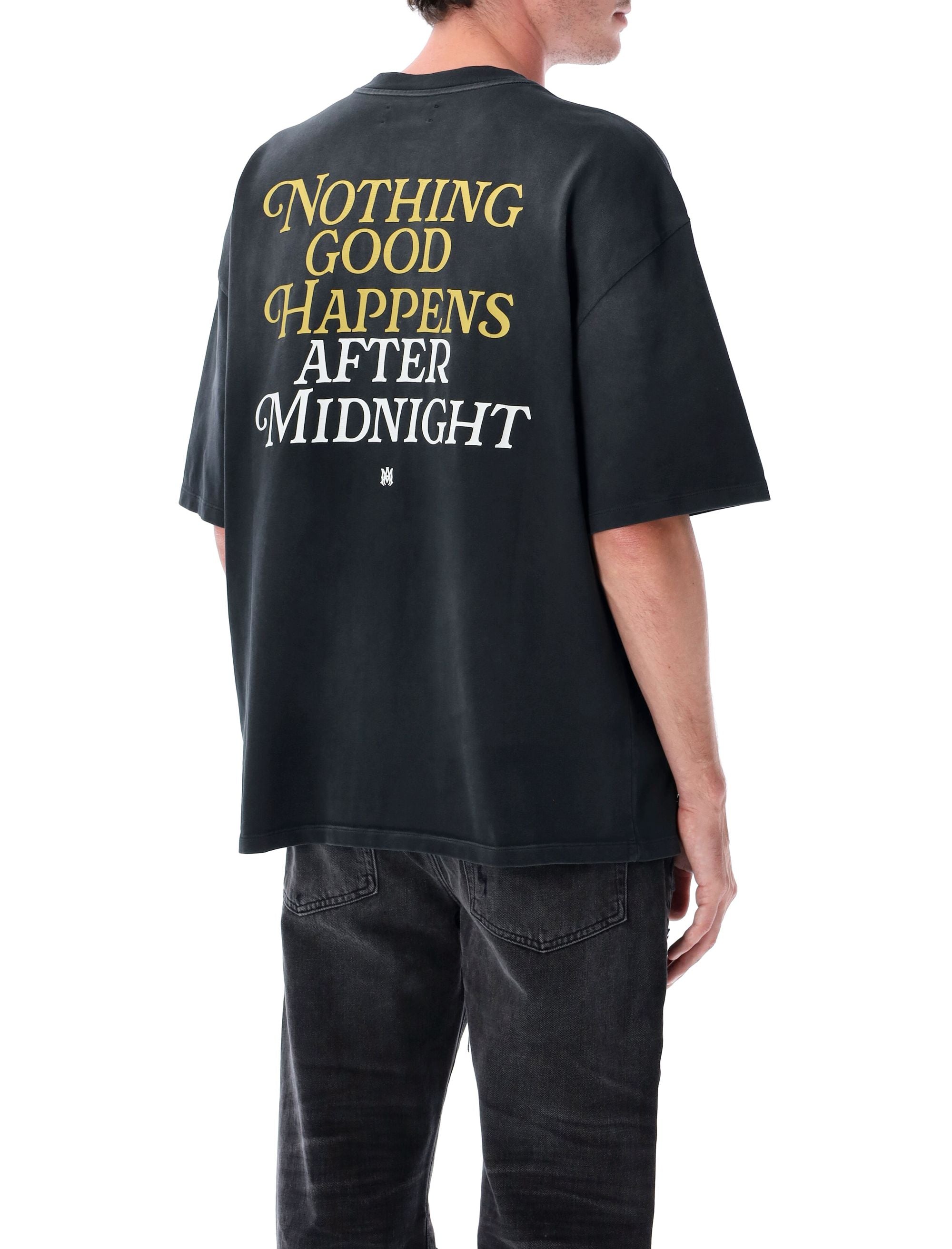 NIGHT OVERSIZED T-SHIRT AMIRI