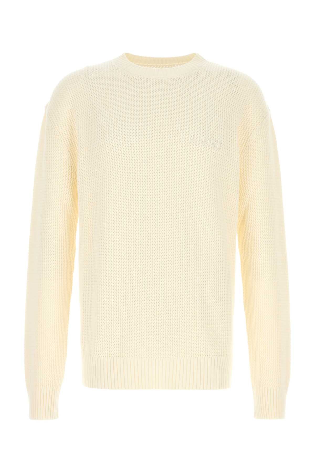 CREAM CROCHET SWEATER AMIRI YELLOW M