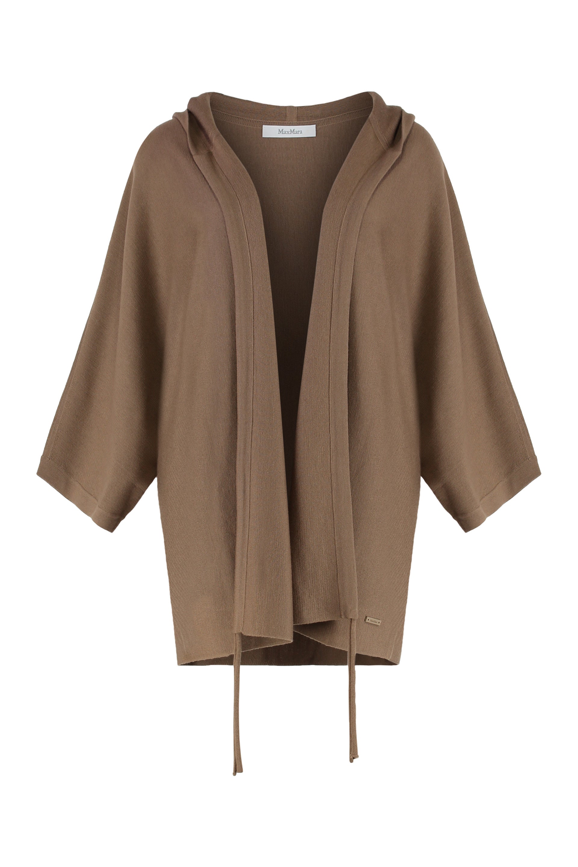ASTER VIRGIN WOOL CARDIGAN Max Mara brown XS