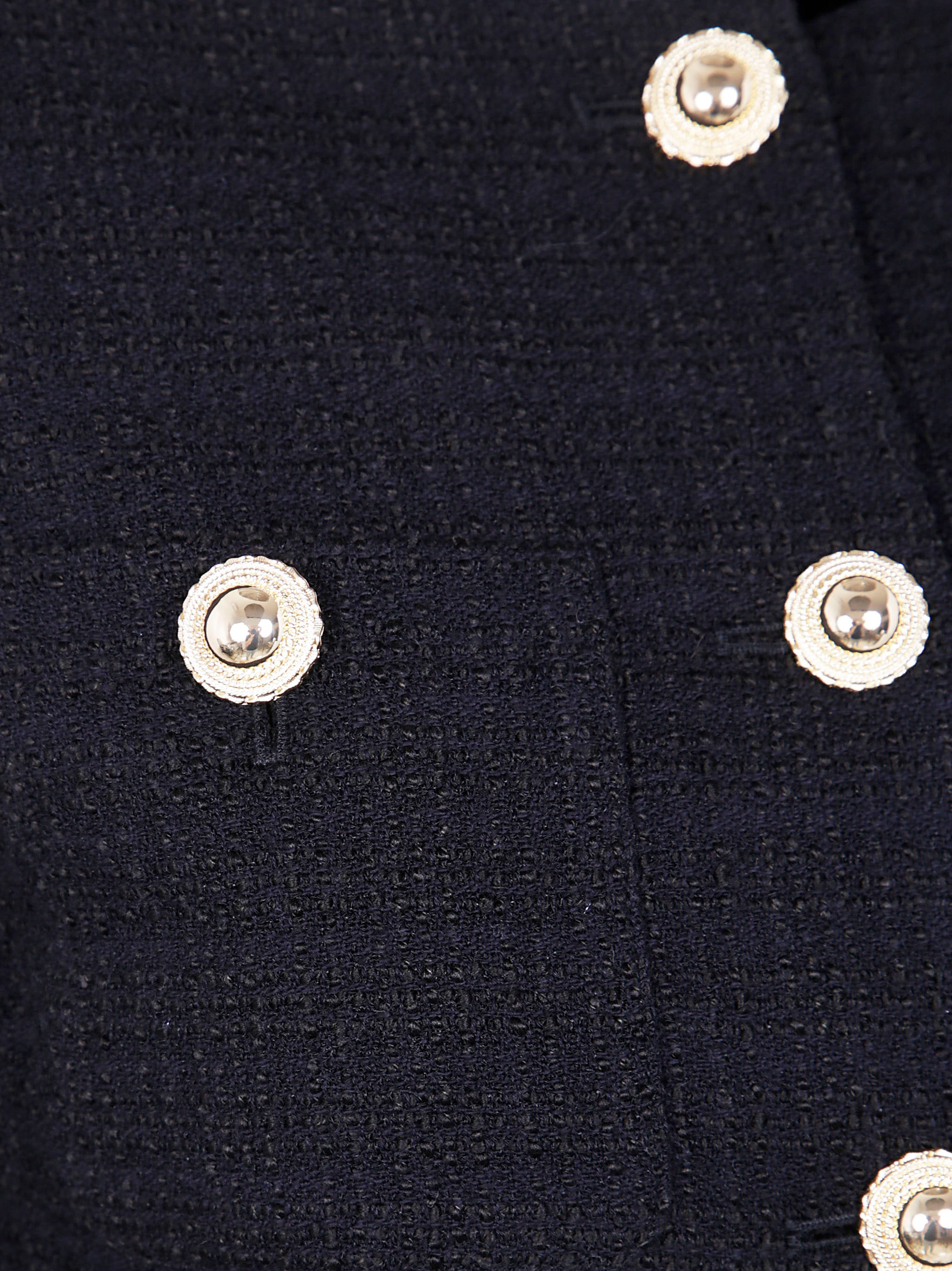 BOUCLE FUR CUFF JACKET Self-Portrait