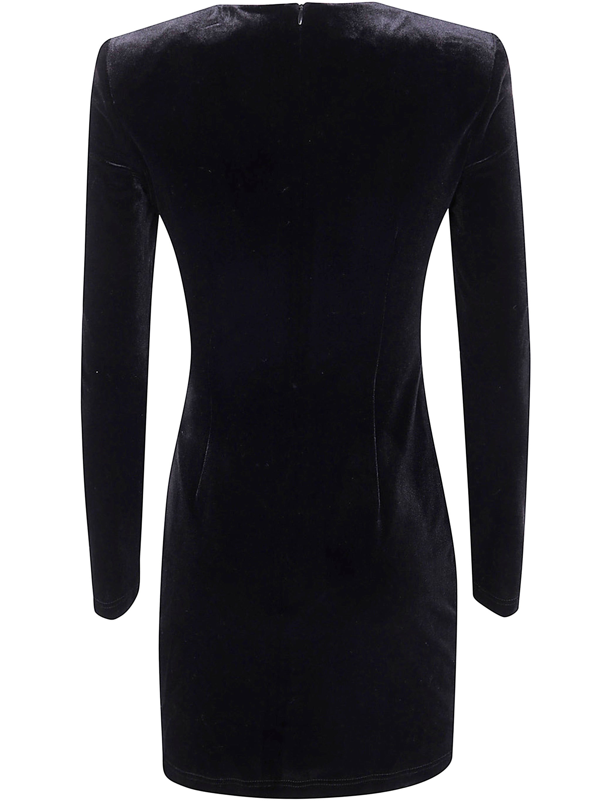 VELVET EMBELLISHED MINI DRESS Self-Portrait