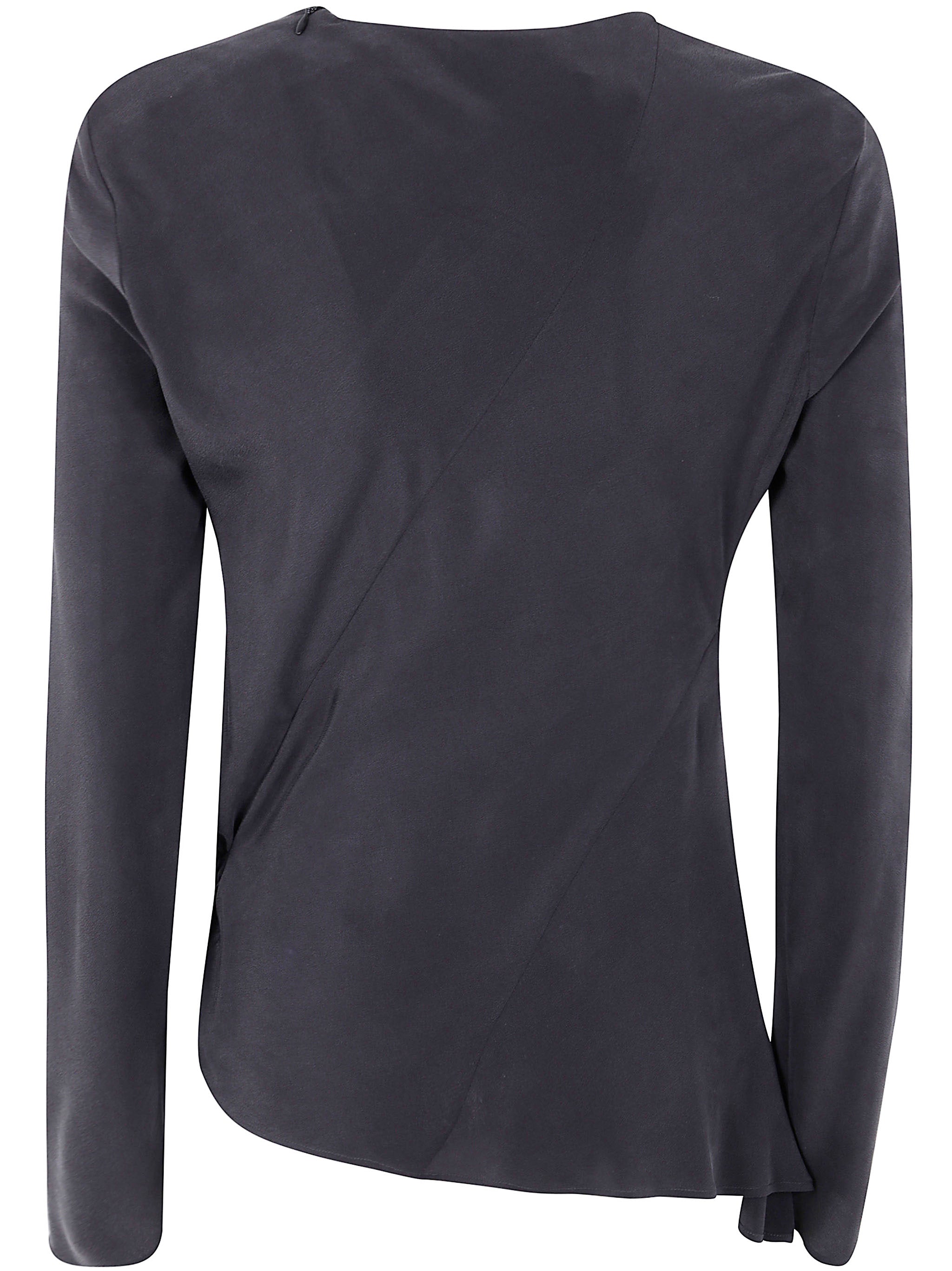 "DEANA" LONG SLEEVE ASYMMETRIC TOP Ann Demeulemeester