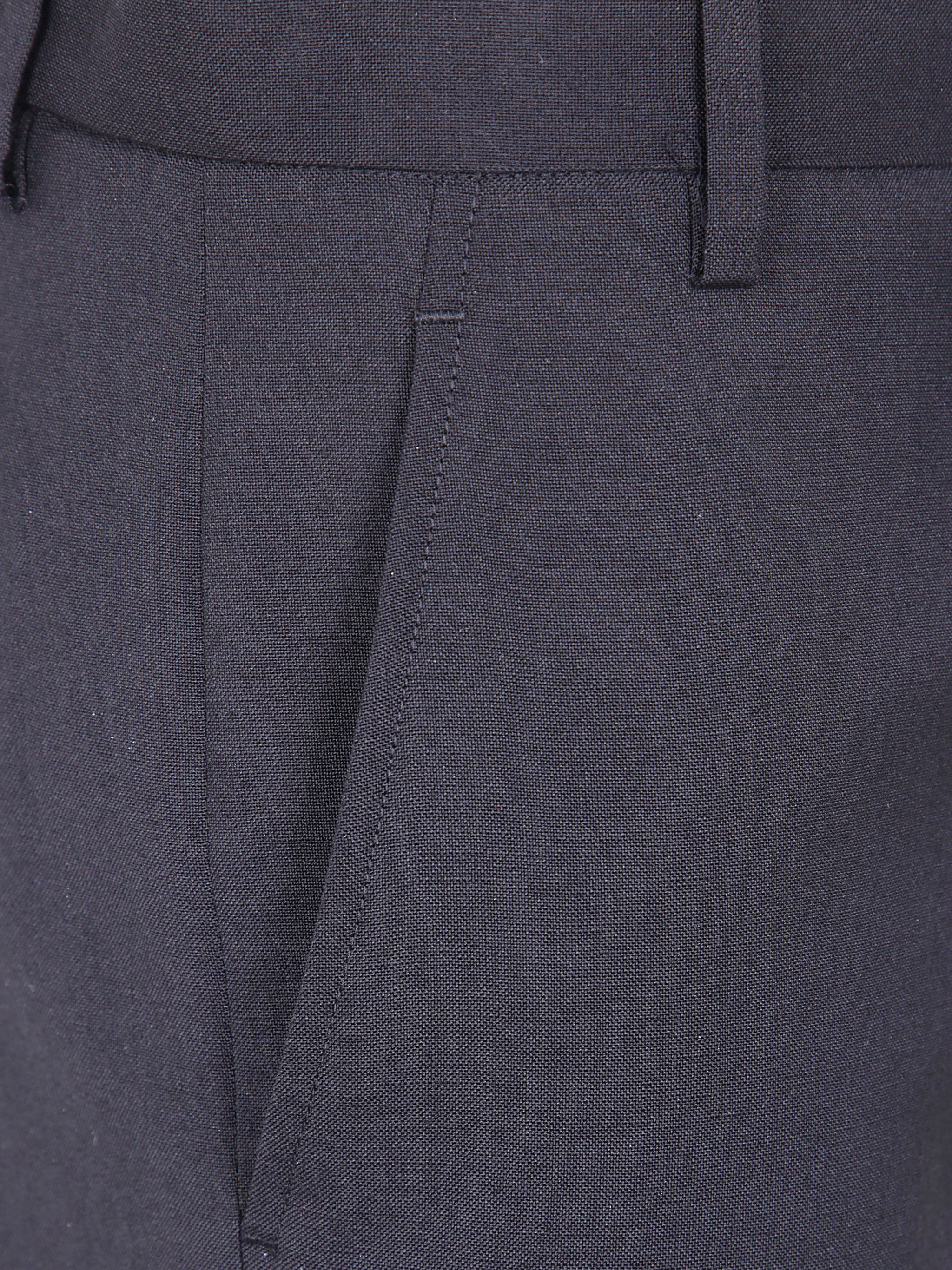 "RAEL" CIGARETTE TROUSERS WITH RAW EDGE COTTON DETAIL Ann Demeulemeester