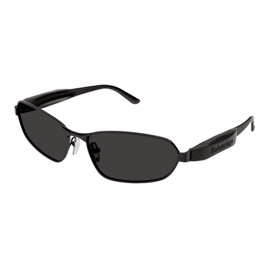 METALLIC GREY SUNGLASSES Balenciaga GREY-GREY-GREY 66